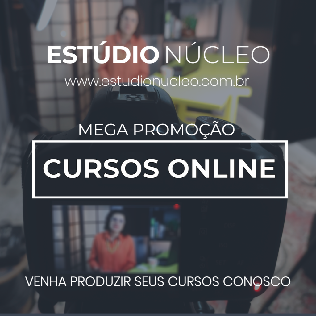 gravação de cursos, vídeo aulas,